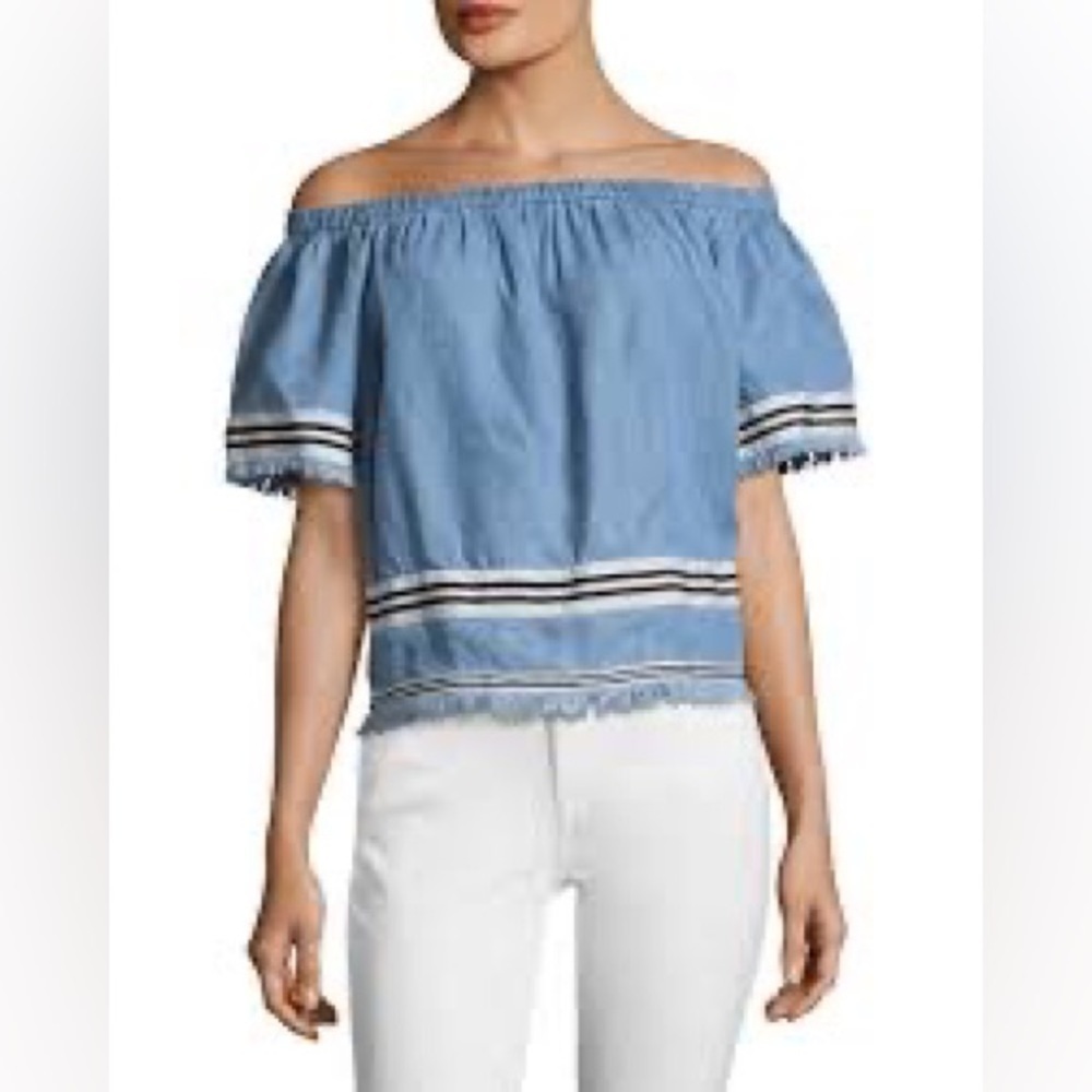 Plenty by Tracy Reese Women's Off The Shoulder Top Xs